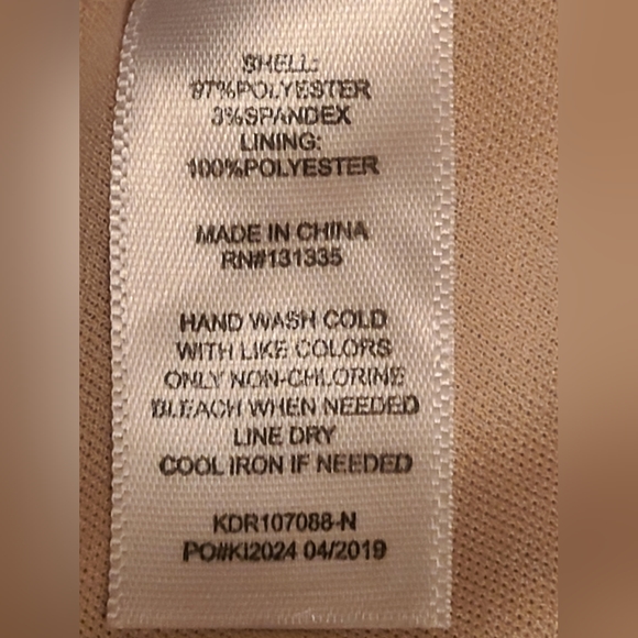 Socialite size S tan dress - Picture 10 of 10